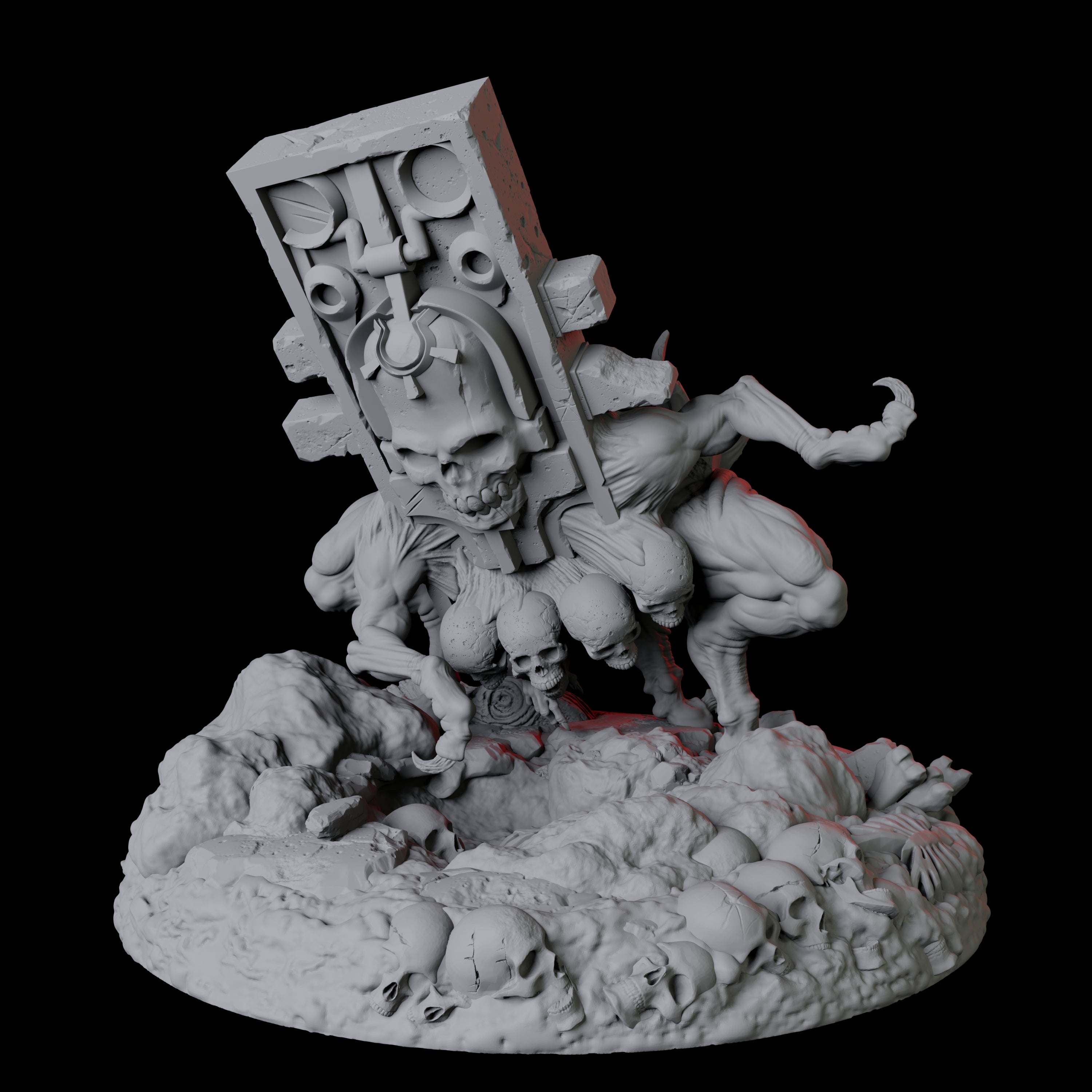 Living Gravestone C Miniature for Dungeons and Dragons, Pathfinder or other TTRPGs