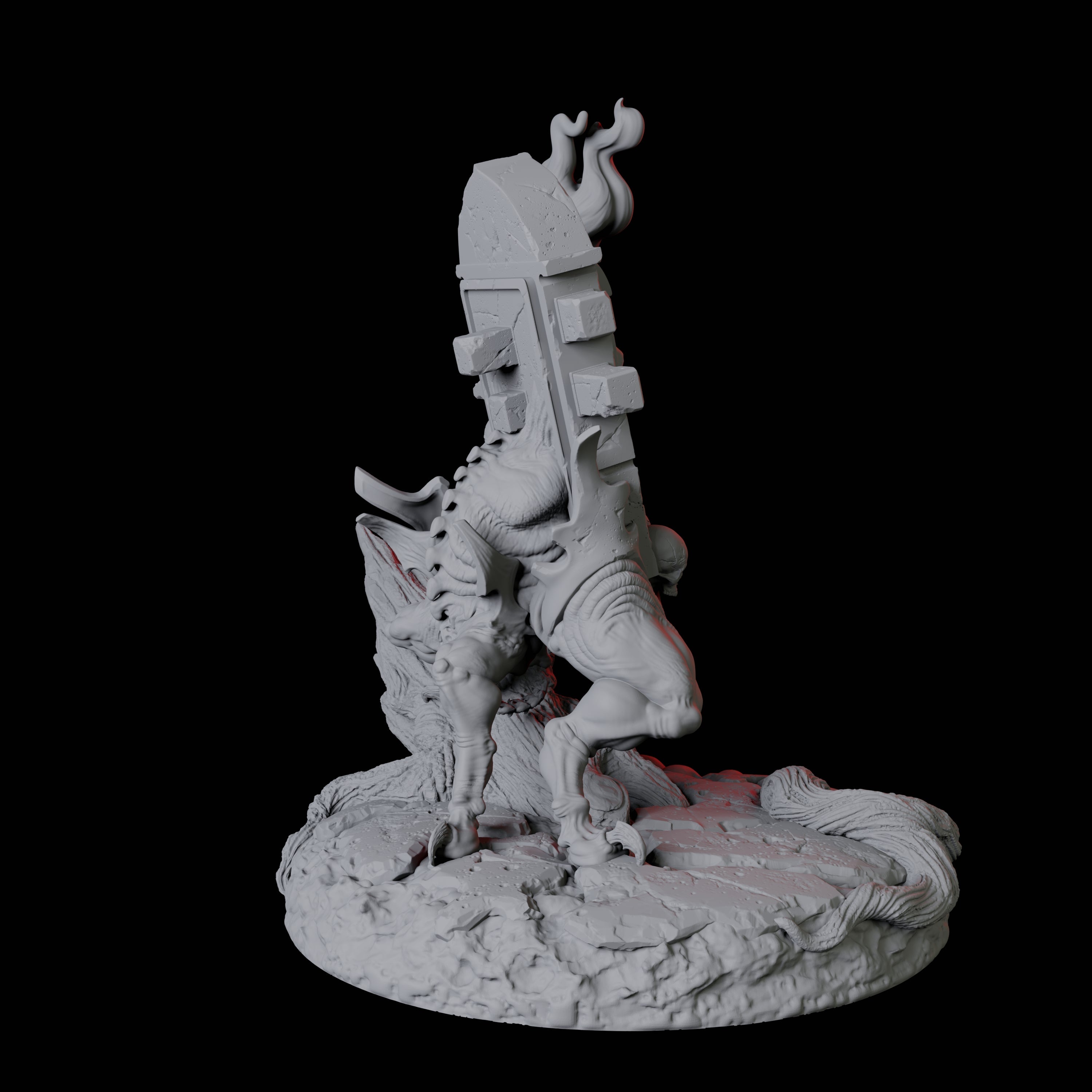 Living Gravestone D Miniature for Dungeons and Dragons, Pathfinder or other TTRPGs