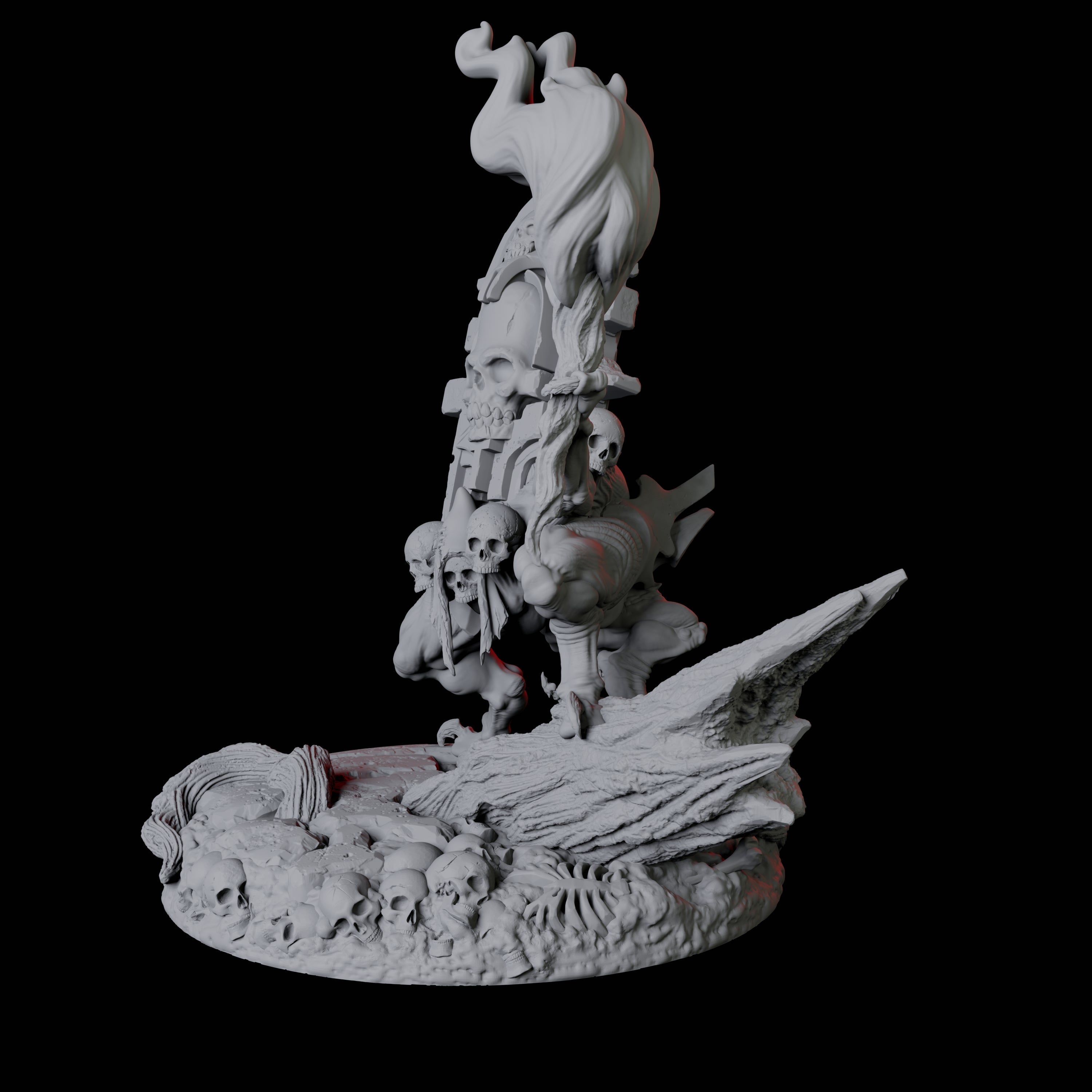 Living Gravestone D Miniature for Dungeons and Dragons, Pathfinder or other TTRPGs