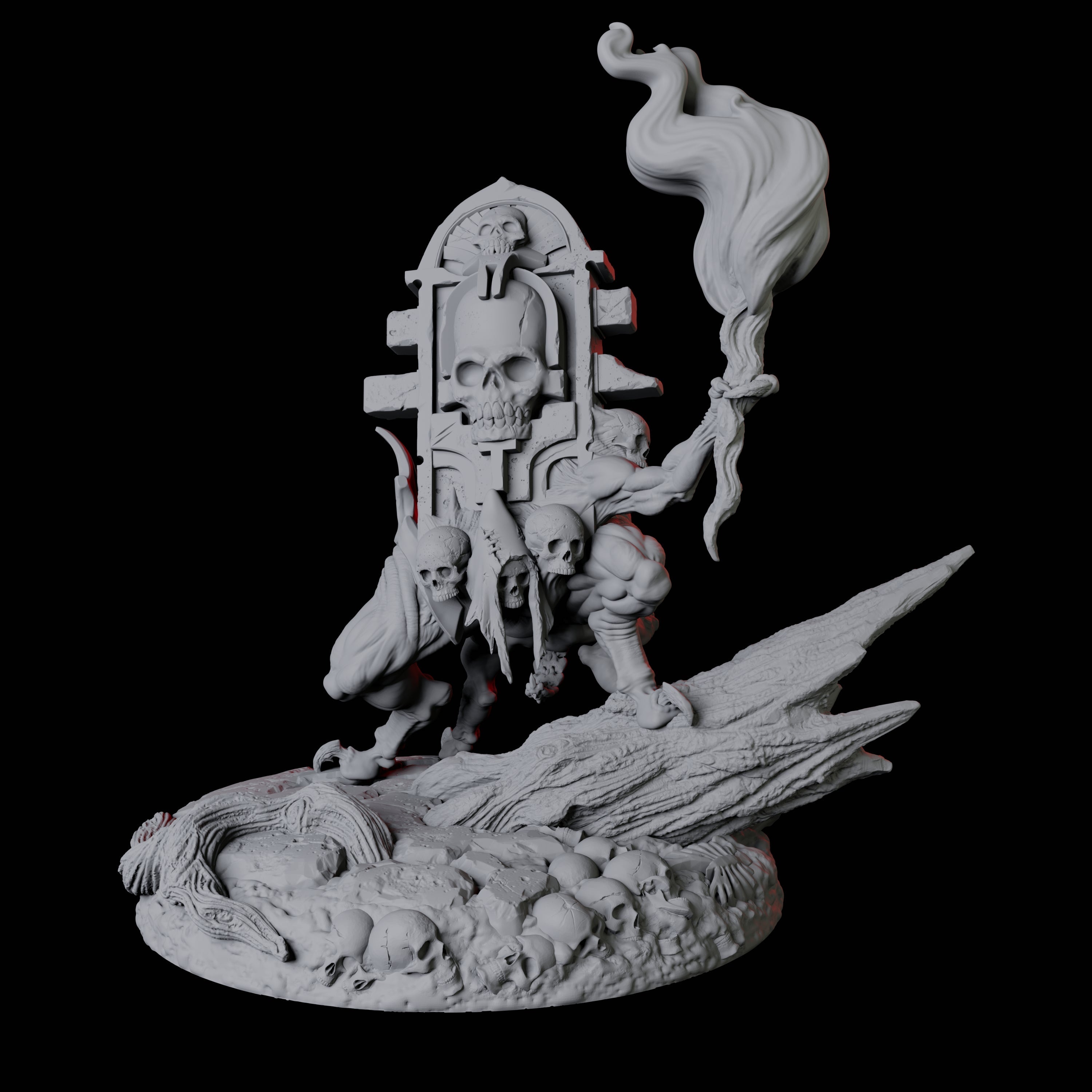 Living Gravestone D Miniature for Dungeons and Dragons, Pathfinder or other TTRPGs