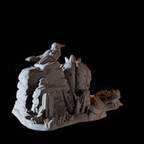 Lizard and Bird Miniature for Dungeons and Dragons, Pathfinder or other TTRPGs