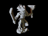 Lizardfolk Champion Miniature for Dungeons and Dragons, Pathfinder or other TTRPGs
