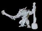 Lizardfolk King Miniature for Dungeons and Dragons, Pathfinder or other TTRPGs