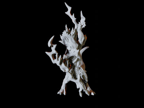 Lizardfolk Shaman Miniature for Dungeons and Dragons, Pathfinder or other TTRPGs