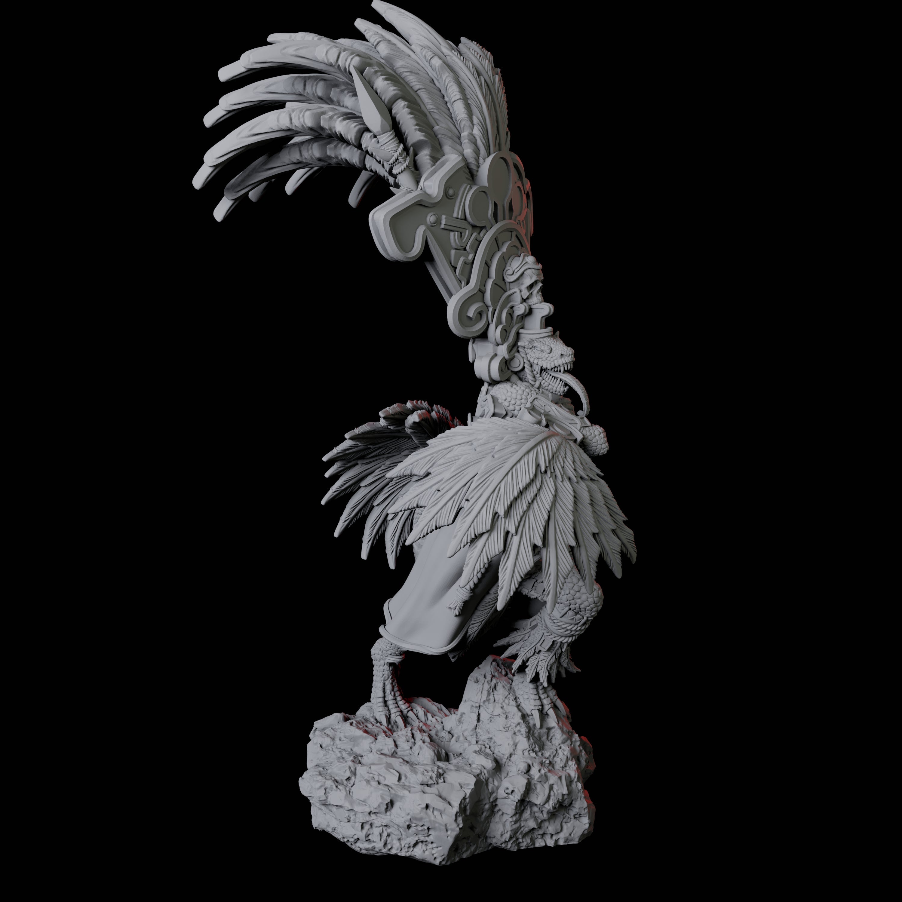 Lizardfolk Sundancer C Miniature for Dungeons and Dragons, Pathfinder or other TTRPGs