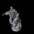 Lizardfolk riding giant lizard B Miniature for Dungeons and Dragons, Pathfinder or other TTRPGs