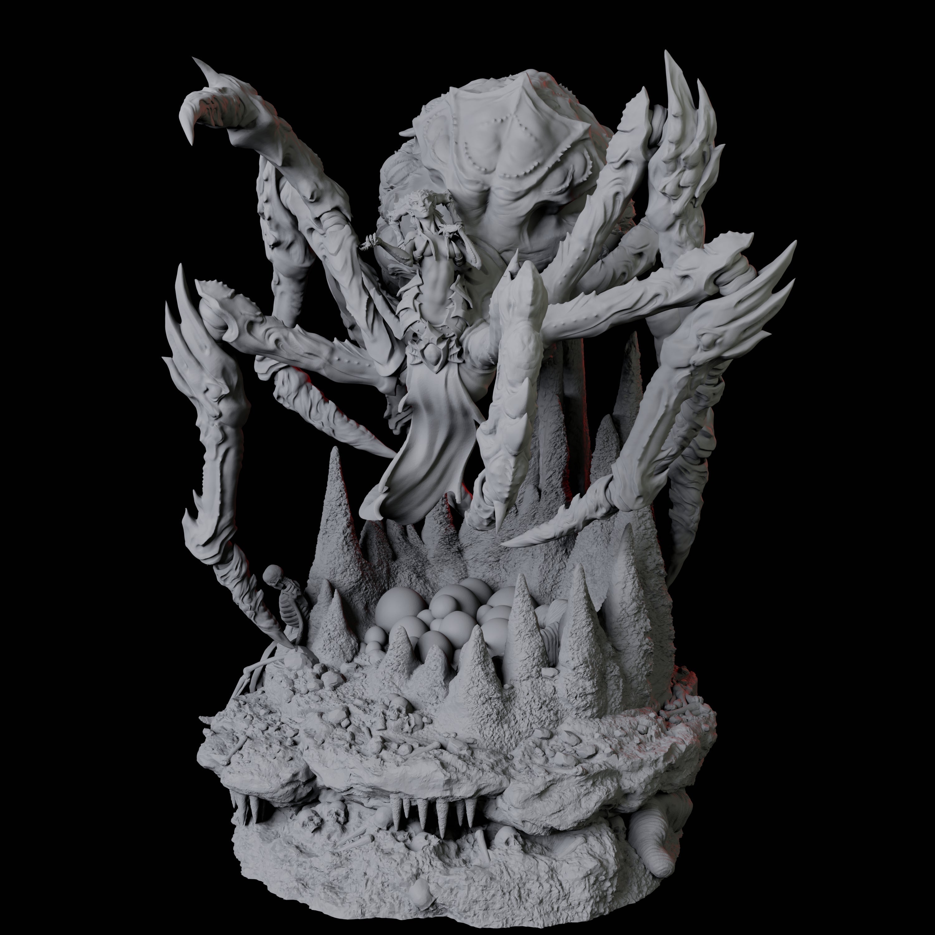 Lolth, Queen of Spiders Miniature for Dungeons and Dragons, Pathfinder or other TTRPGs