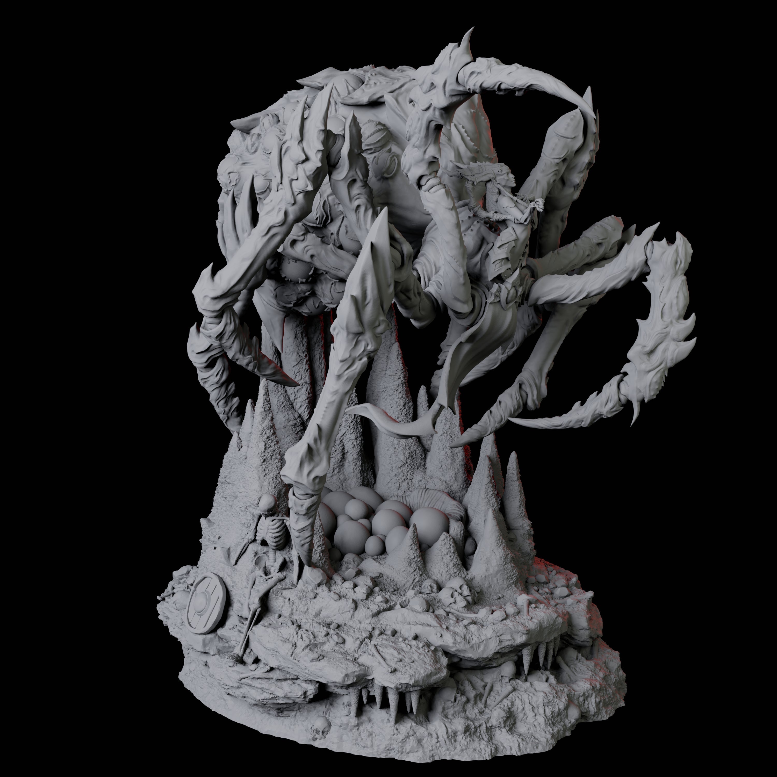 Lolth, Queen of Spiders Miniature for Dungeons and Dragons, Pathfinder or other TTRPGs