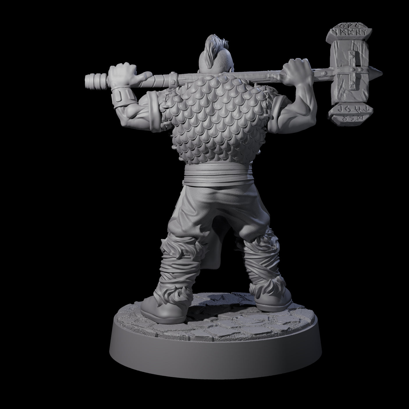 Lomdas - Resting Dwarf Fighter Miniature for Dungeons and Dragons, Pathfinder or other TTRPGs