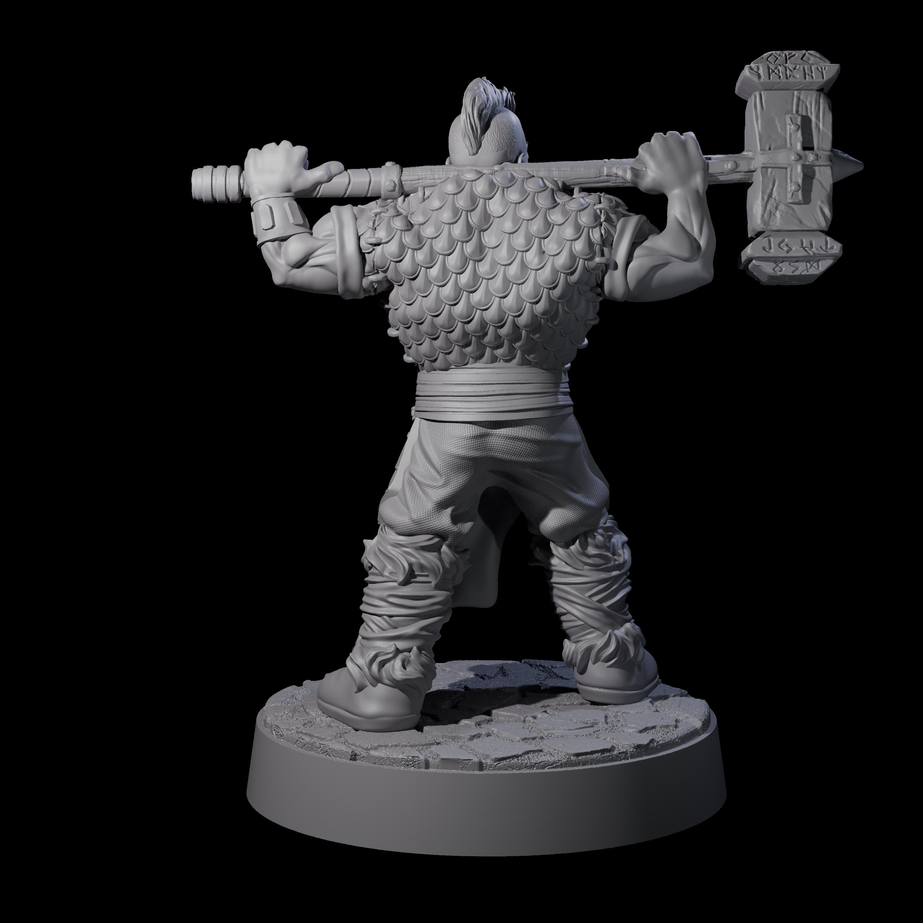 Lomdas - Resting Dwarf Fighter Miniature for Dungeons and Dragons, Pathfinder or other TTRPGs
