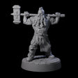 Lomdas - Resting Dwarf Fighter Miniature for Dungeons and Dragons, Pathfinder or other TTRPGs