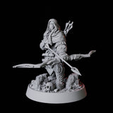 Lone Archer Miniature for Dungeons and Dragons, Pathfinder or other TTRPGs