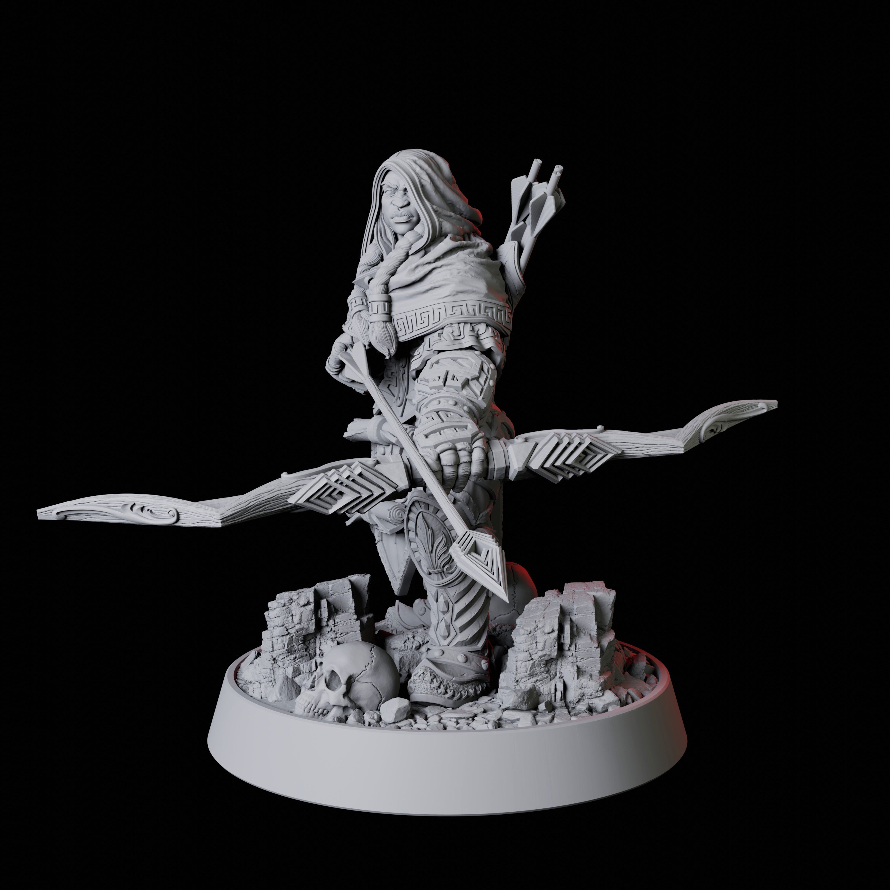 Lone Archer Miniature for Dungeons and Dragons