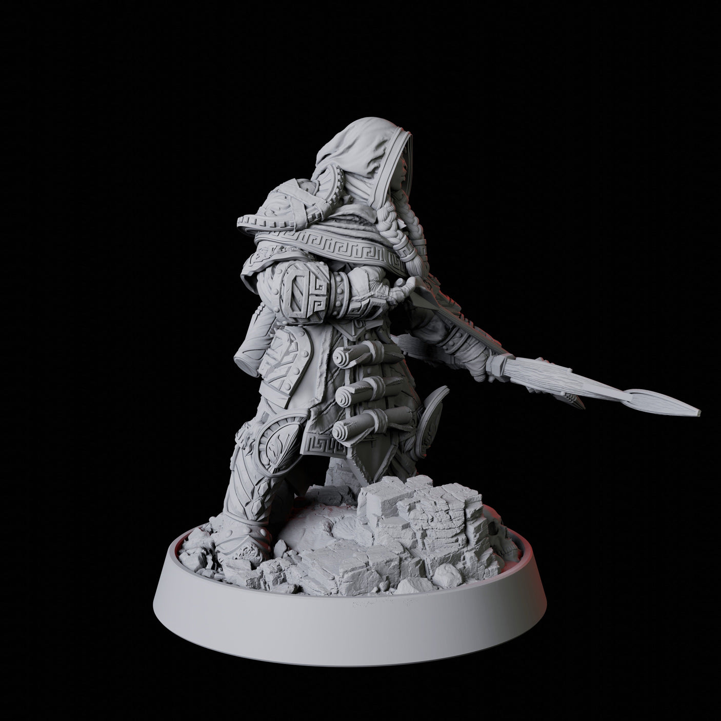 Lone Archer Miniature for Dungeons and Dragons, Pathfinder or other TTRPGs