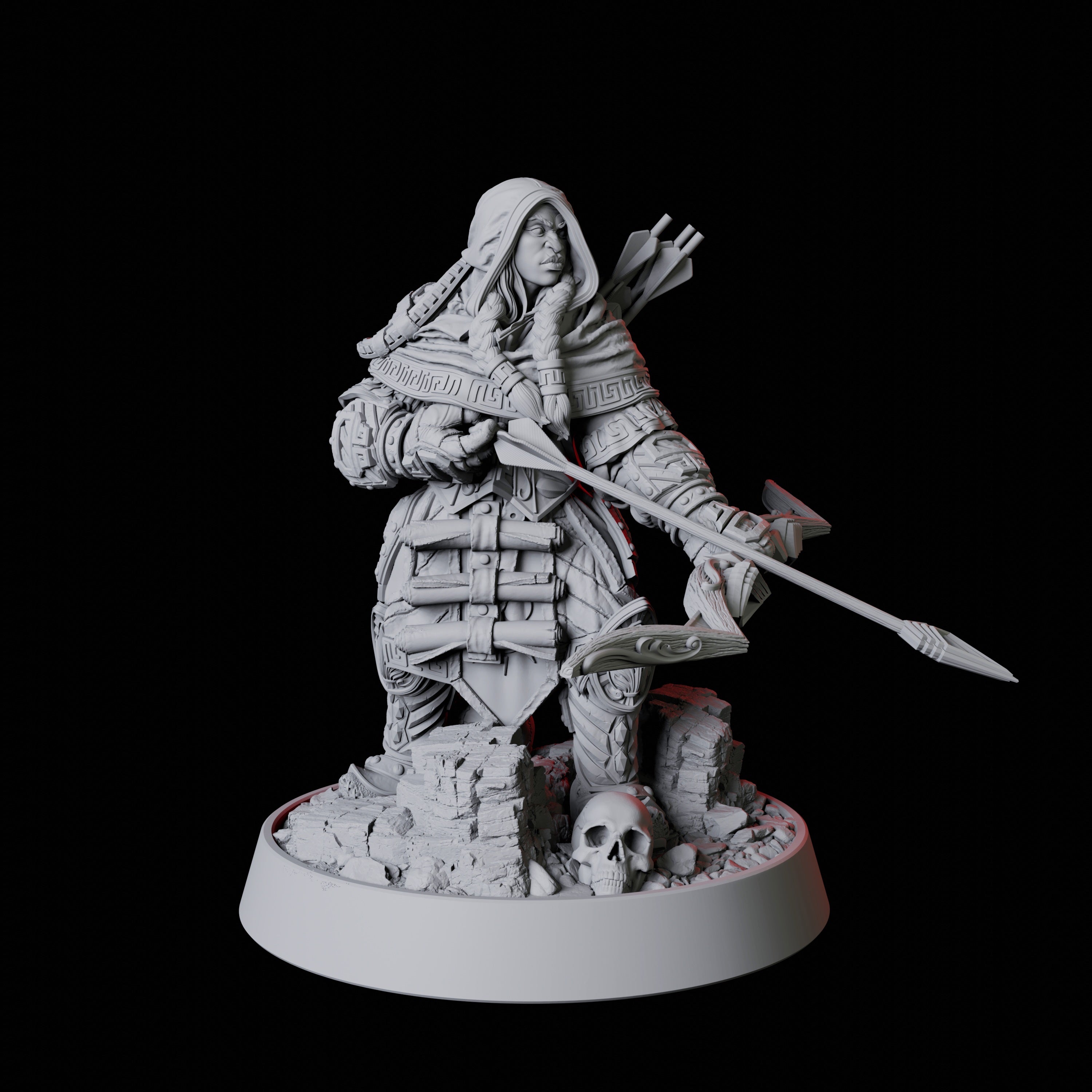 Lone Archer Miniature for Dungeons and Dragons