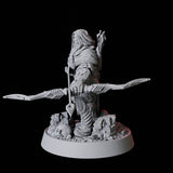 Lone Archer Miniature for Dungeons and Dragons, Pathfinder or other TTRPGs