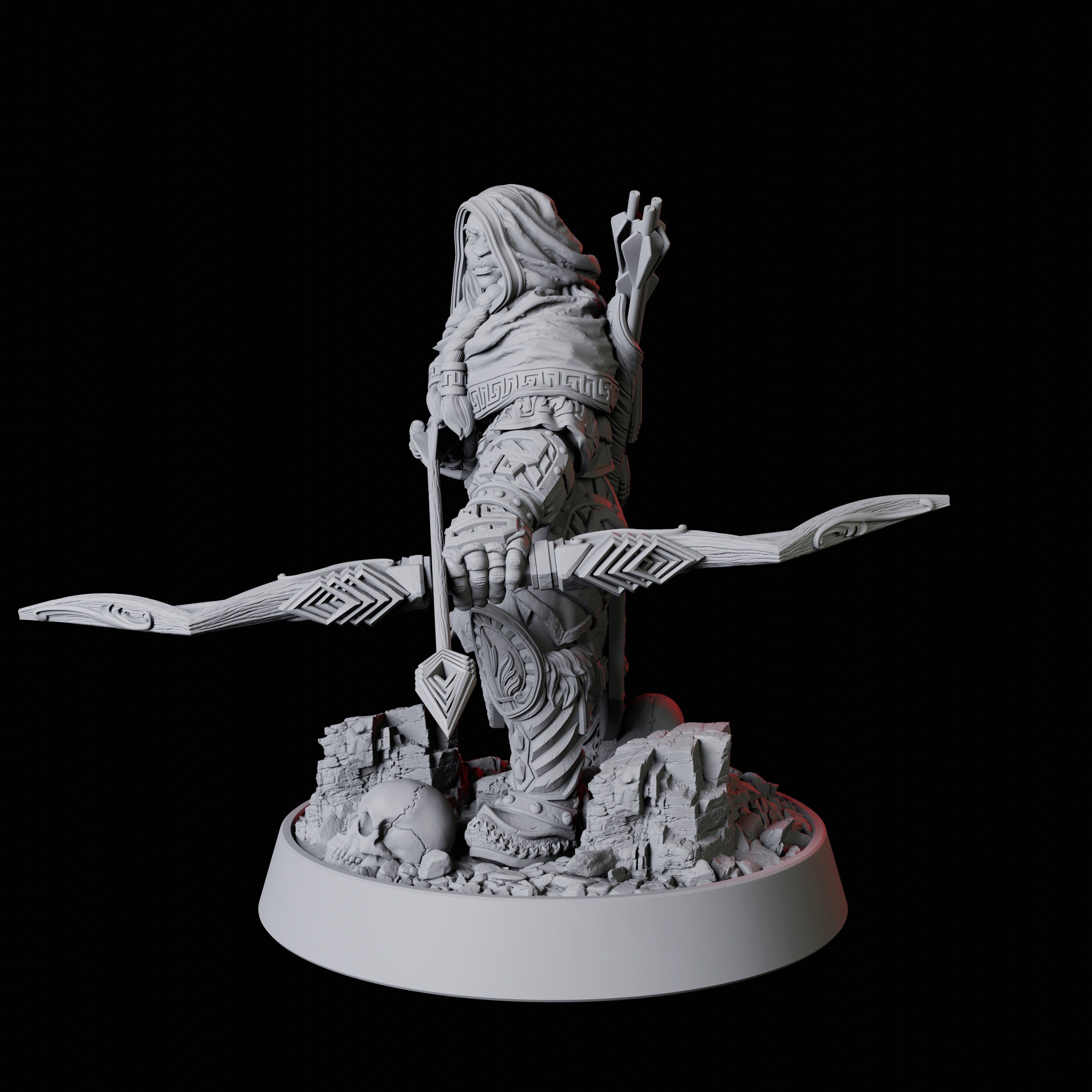 Lone Archer Miniature for Dungeons and Dragons