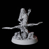 Lone Archer Miniature for Dungeons and Dragons, Pathfinder or other TTRPGs