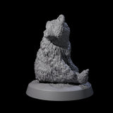 Lonely Bear Cub Miniature for Dungeons and Dragons, Pathfinder or other TTRPGs