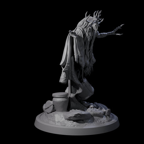 Looming Druid of the Blight A Miniature for Dungeons and Dragons, Pathfinder or other TTRPGs