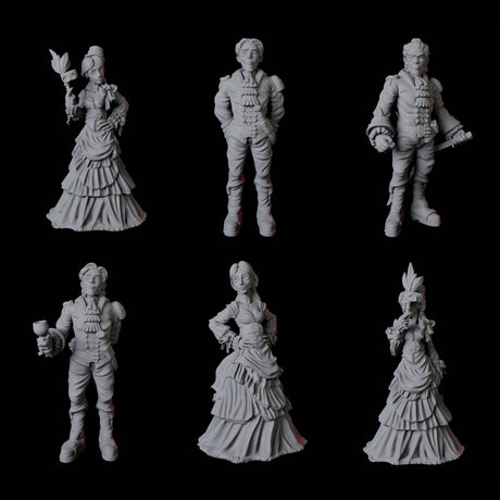 Lords & Ladies - Masquerade Ball Miniature for Dungeons and Dragons, Pathfinder or other TTRPGs