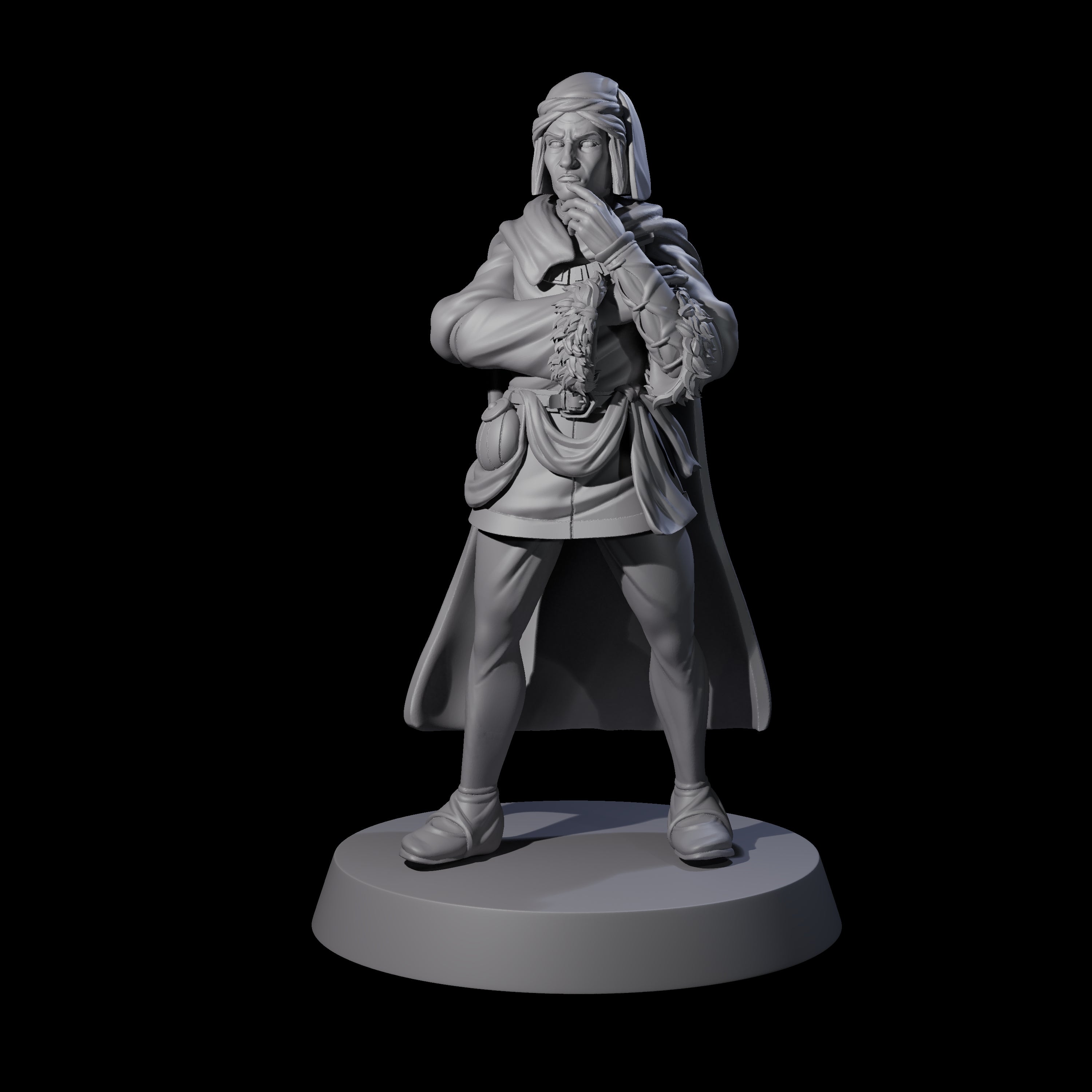 Lorenzo - Thinking Advisor Miniature for Dungeons and Dragons, Pathfinder or other TTRPGs