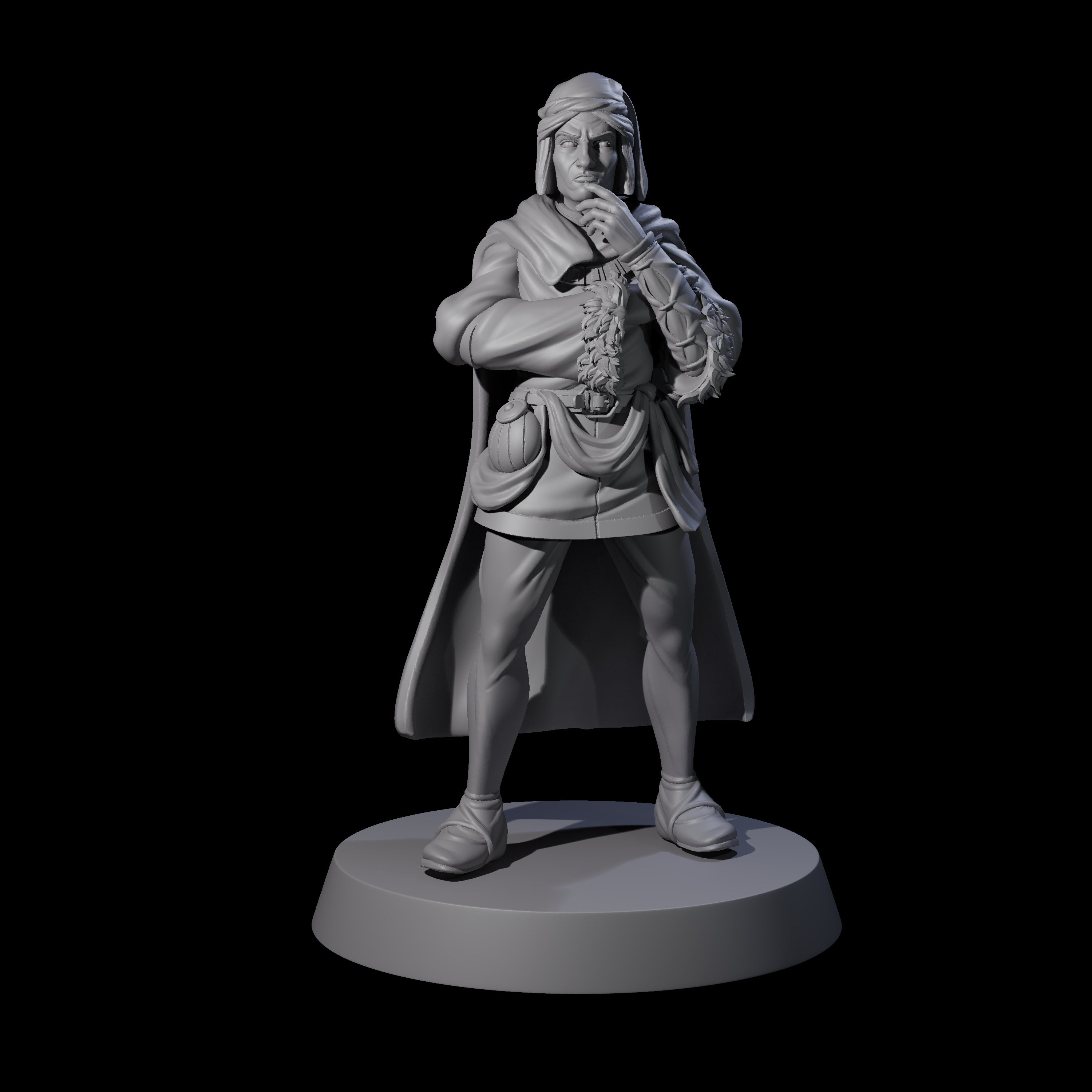 Lorenzo - Thinking Advisor Miniature for Dungeons and Dragons, Pathfinder or other TTRPGs