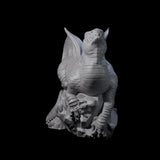 Lounging Ambush Drake Miniature for Dungeons and Dragons, Pathfinder or other TTRPGs