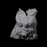Lounging Ambush Drake Miniature for Dungeons and Dragons, Pathfinder or other TTRPGs