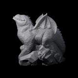 Lounging Ambush Drake Miniature for Dungeons and Dragons, Pathfinder or other TTRPGs