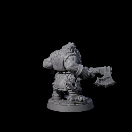 Loving Life Dwarf Gunslinger Miniature for Dungeons and Dragons, Pathfinder or other TTRPGs