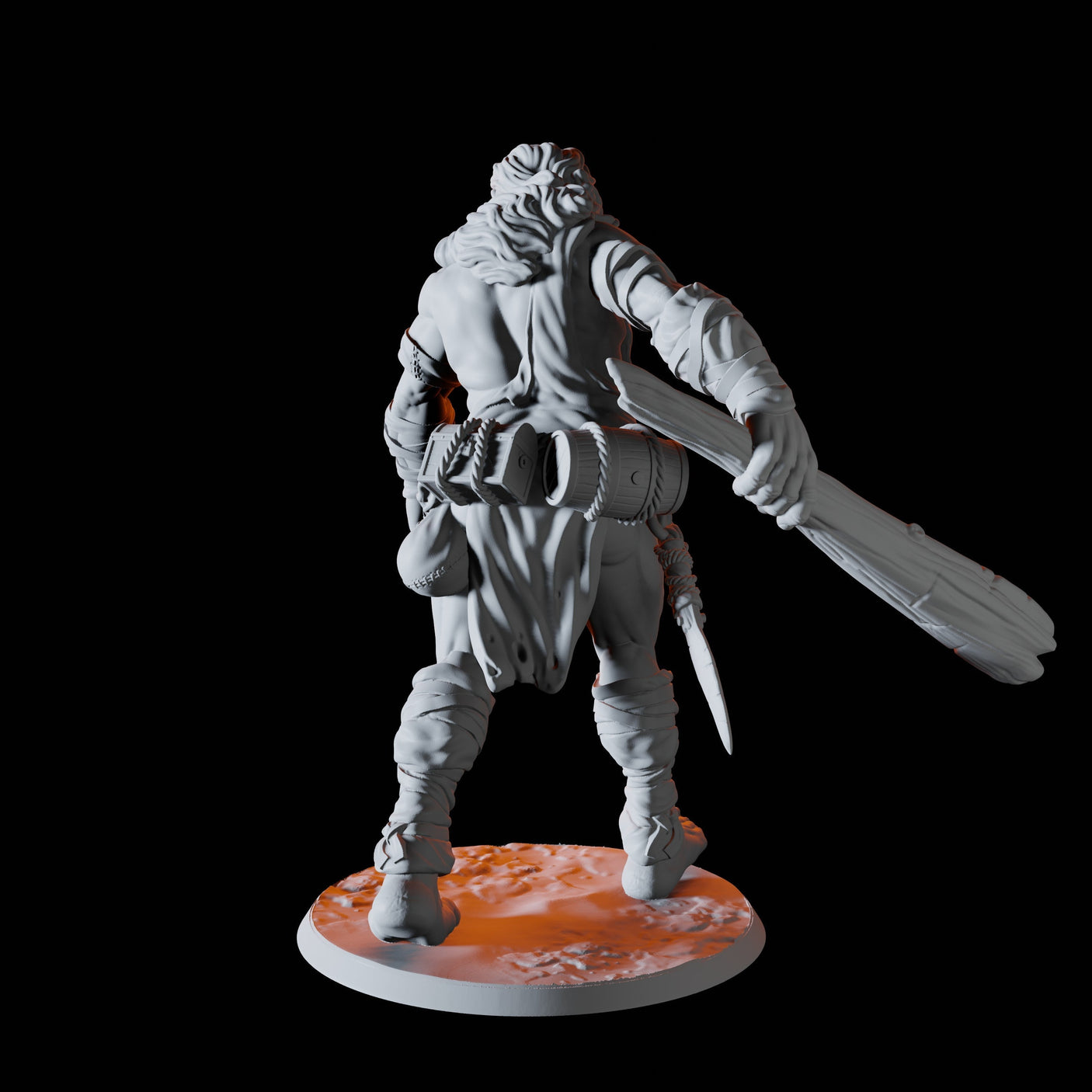 Lumbering Hill Giant Miniature for Dungeons and Dragons, Pathfinder or other TTRPGs