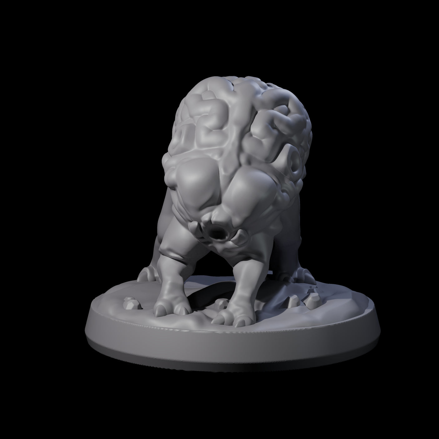 Lumbering Intellect Devourer B Miniature for Dungeons and Dragons, Pathfinder or other TTRPGs