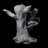 Luna - Climbing Rogue Miniature for Dungeons and Dragons, Pathfinder or other TTRPGs