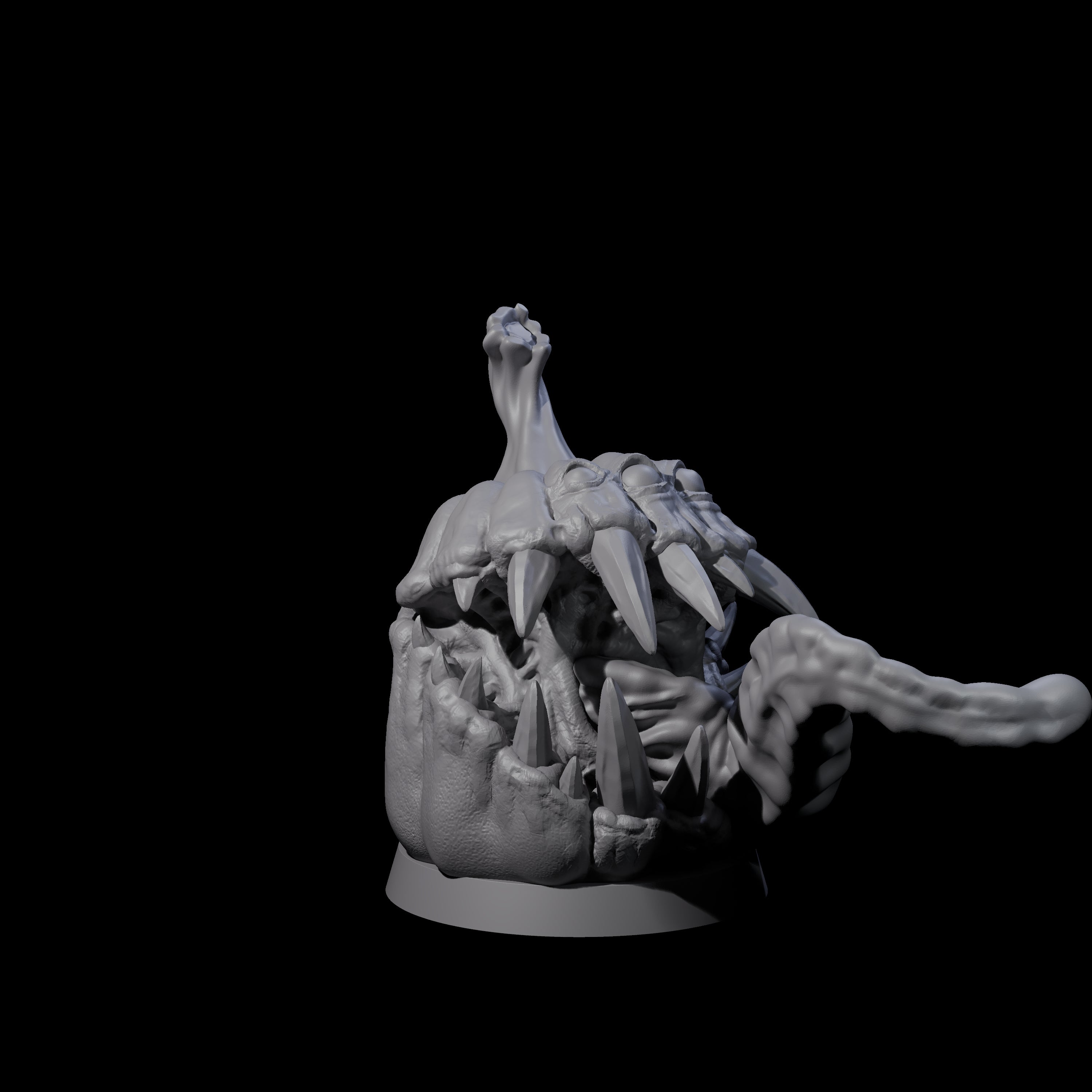 Lunging Pumpkin Mimic Miniature for Dungeons and Dragons, Pathfinder or other TTRPGs