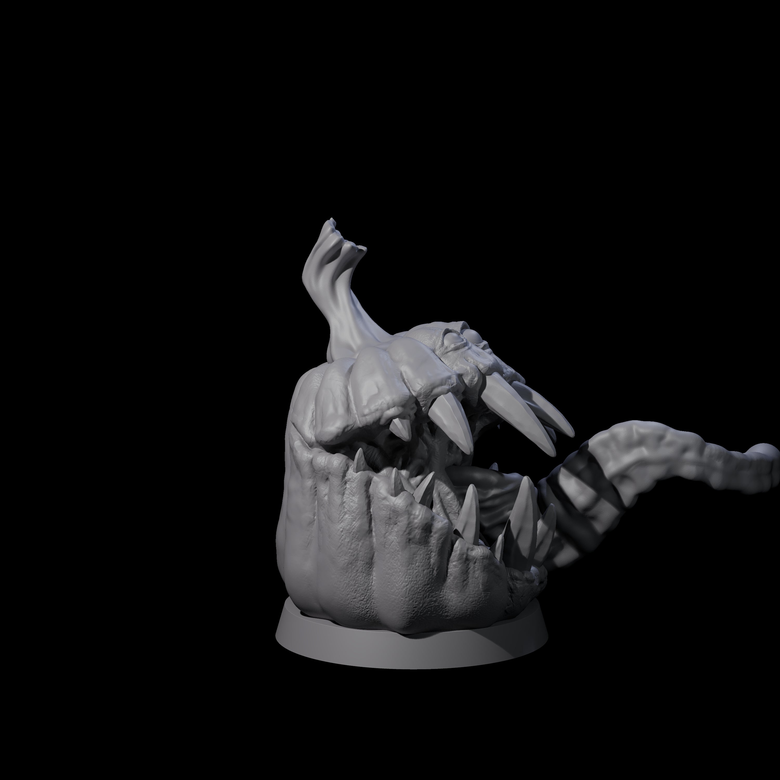 Lunging Pumpkin Mimic Miniature for Dungeons and Dragons, Pathfinder or other TTRPGs