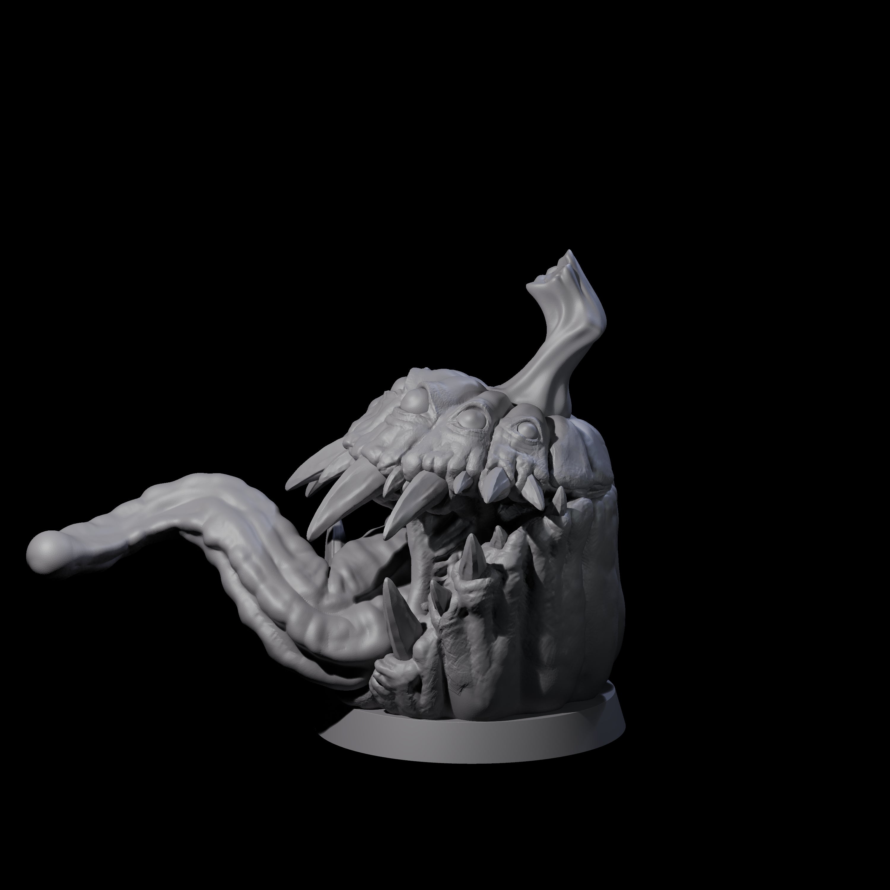 Lunging Pumpkin Mimic Miniature for Dungeons and Dragons, Pathfinder or other TTRPGs