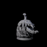 Lunging Pumpkin Mimic Miniature for Dungeons and Dragons, Pathfinder or other TTRPGs