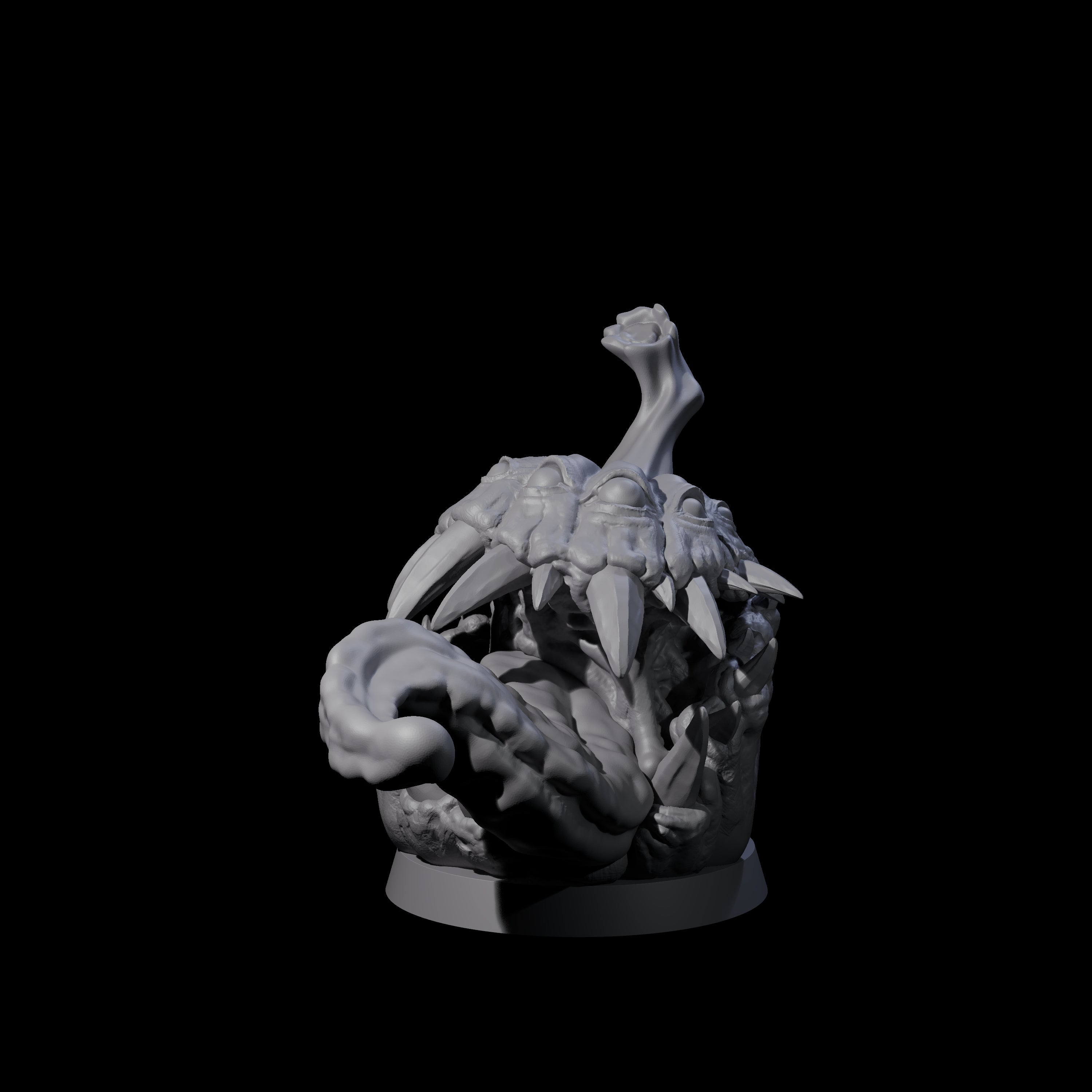 Lunging Pumpkin Mimic Miniature for Dungeons and Dragons, Pathfinder or other TTRPGs