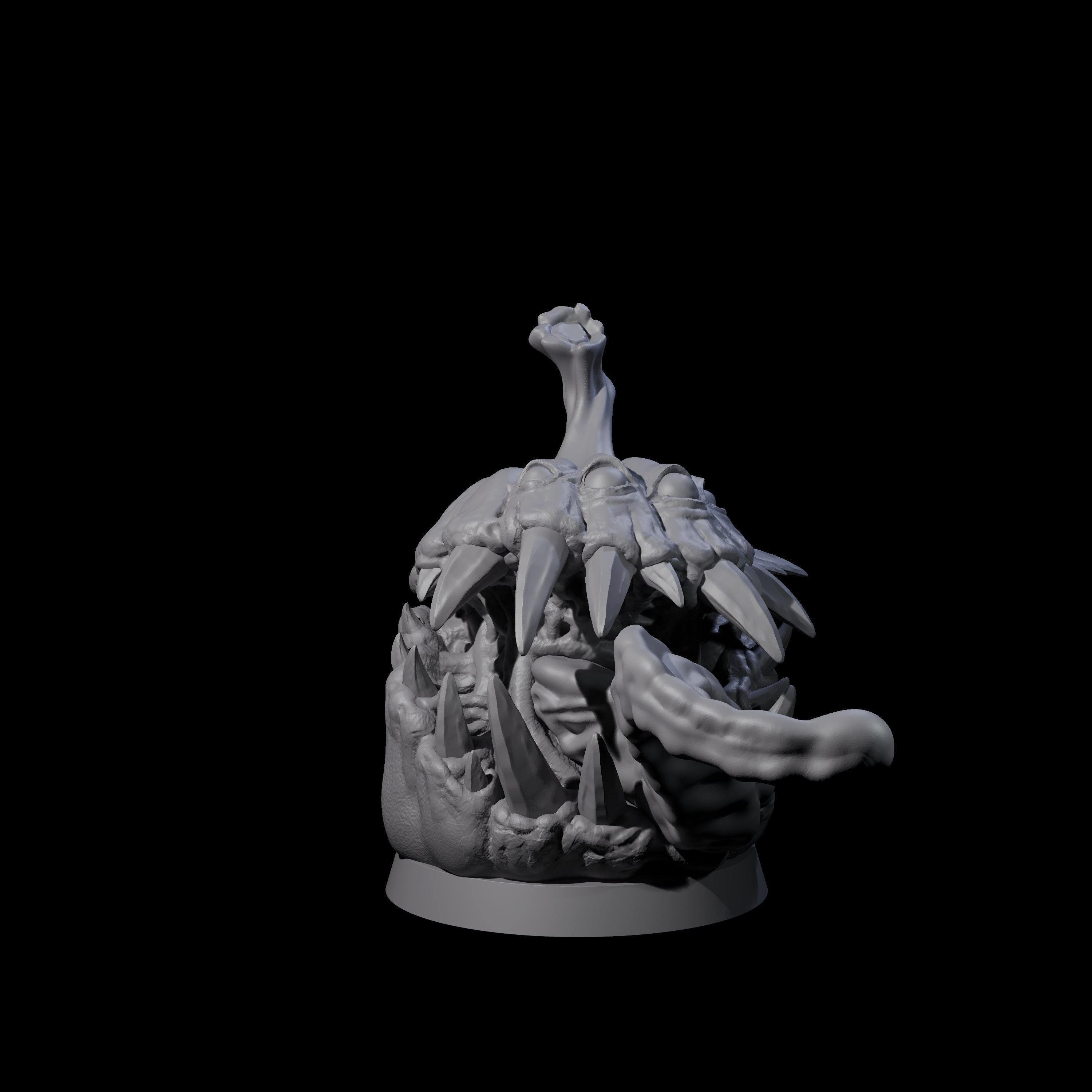 Lunging Pumpkin Mimic Miniature for Dungeons and Dragons, Pathfinder or other TTRPGs