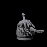 Lunging Pumpkin Mimic Miniature for Dungeons and Dragons, Pathfinder or other TTRPGs