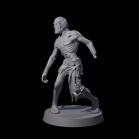 Lurching Zombie A Miniature for Dungeons and Dragons, Pathfinder or other TTRPGs
