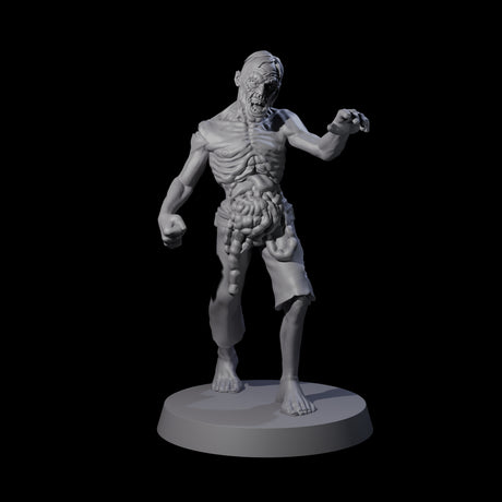 Lurching Zombie B Miniature for Dungeons and Dragons, Pathfinder or other TTRPGs