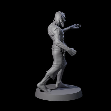 Lurching Zombie B Miniature for Dungeons and Dragons, Pathfinder or other TTRPGs