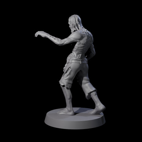Lurching Zombie B Miniature for Dungeons and Dragons, Pathfinder or other TTRPGs