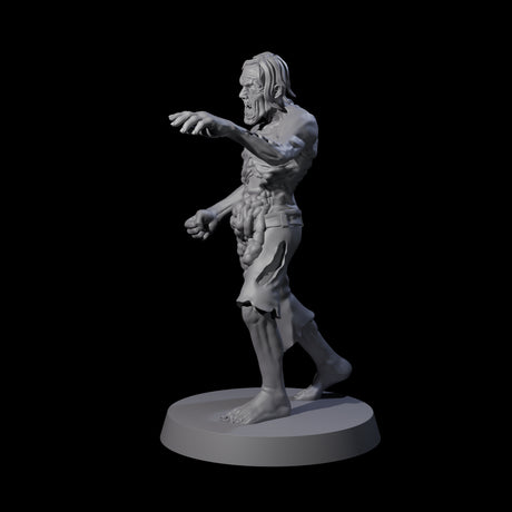 Lurching Zombie B Miniature for Dungeons and Dragons, Pathfinder or other TTRPGs
