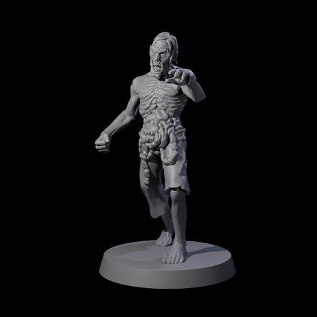 Lurching Zombie B Miniature for Dungeons and Dragons, Pathfinder or other TTRPGs