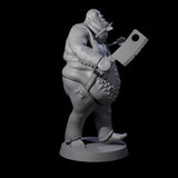 Lurching Zombie Butcher Miniature for Dungeons and Dragons, Pathfinder or other TTRPGs