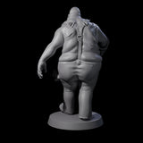 Lurching Zombie Butcher Miniature for Dungeons and Dragons, Pathfinder or other TTRPGs