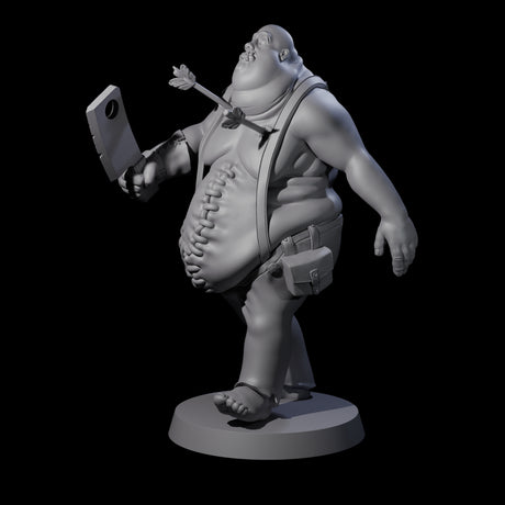 Lurching Zombie Butcher Miniature for Dungeons and Dragons, Pathfinder or other TTRPGs